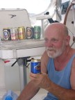 Phuket Yacht Haven Pat Tastes Various Beers.JPG (52 KB)